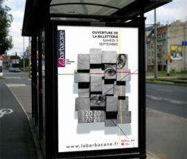 Visuel de saison pour la communication culturelle de la barbacane