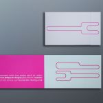 Carte de visite en 2 volets