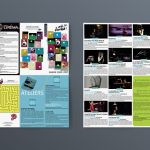 Dépliant de la saison culturelle ciblant les spectacles familliaux